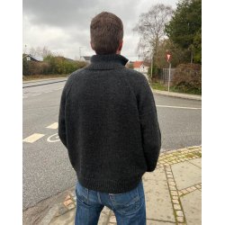 Zipper Sweater Light - Man - strikkeopskrift fra PetiteKnit