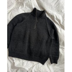 Zipper Sweater Light - Man - strikkeopskrift fra PetiteKnit