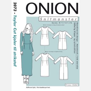 Onion 2073 - Taylor Cut kjoler til strikstof - Snitm�nster