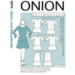 Onion 2074 - Kjoler med flsedetalje - Snitmnster