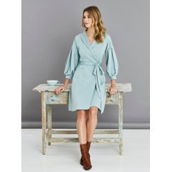 Onion 2079 - Sl om kjole med st krave til strikstof. Snitmnster