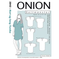 Onion 5045 - Kort og lang tunika. Snitm�nster