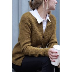 Ankers Cardigan - My Size - strikkeopskrift fra PetiteKnit