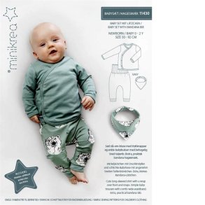 Babyst med hagesmk - MiniKrea mnster 11430