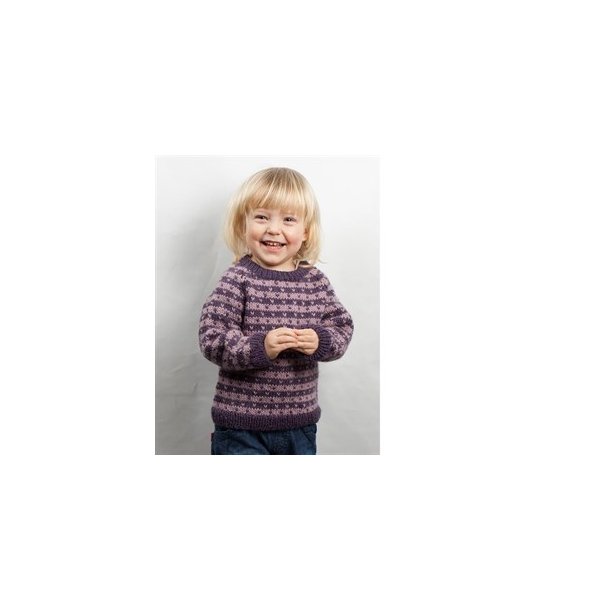 Baby-sweater med lus - str. 2 r.