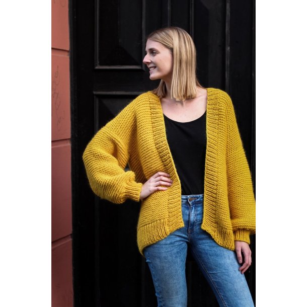 Ballonjakken - strikkeopskrift fra PetiteKnit