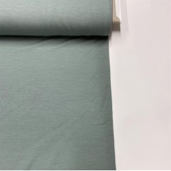 OEKO-TEX� French Terry med bambus i havgr�n - pr. 0,25 meter 