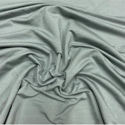 OEKO-TEX� French Terry med bambus i havgr�n - pr. 0,25 meter 