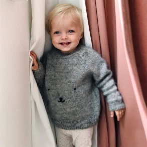 Bamsesweater - strikkeopskrift fra PetiteKnit
