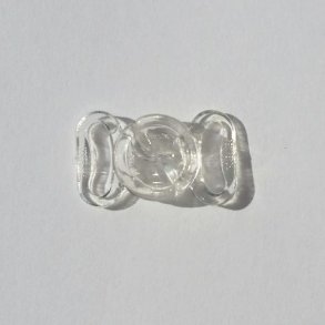 Bikinilukning 10 mm gennemsigtig - pr. stk.