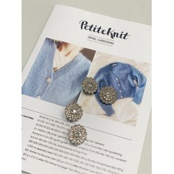Blingknapper - til April Cardigan fra PetiteKnit (4 knapper)