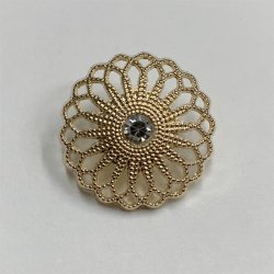 Blingknapper i guld, slv eller oxyderet slv - 4 strrelser