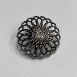 Blingknapper i guld, slv eller oxyderet slv - 4 strrelser