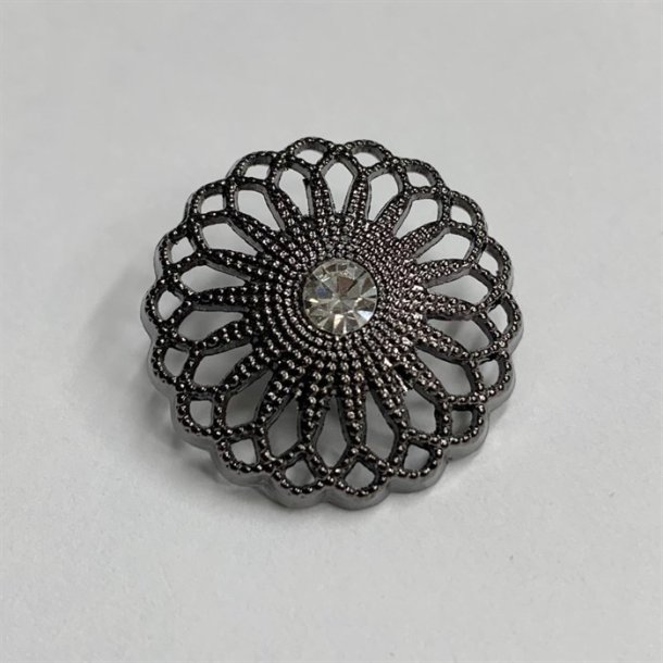 Blingknapper i guld, slv eller oxyderet slv - 4 strrelser