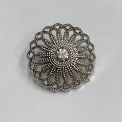 Blingknapper i guld, slv eller oxyderet slv - 4 strrelser