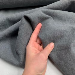 Bld, vasket hr kvalitet i mrkegr fv. 69 - pr. 0,25 meter