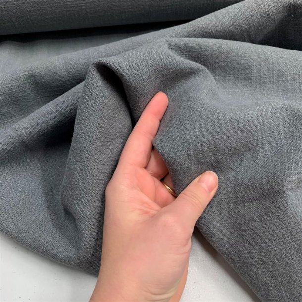 Bld, vasket hr kvalitet i mrkegr fv. 69 - pr. 0,25 meter