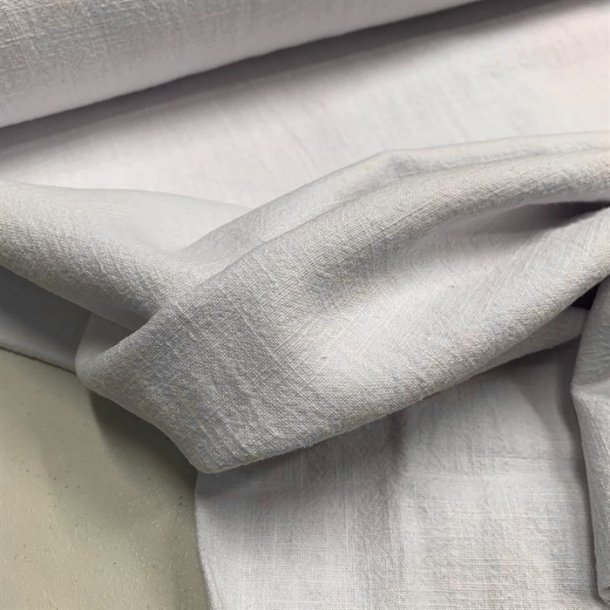 Bld, vasket hr kvalitet i hvid fv. 1 - pr. 0,25 meter