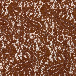 Blonde med paisley mnster i brun - pr. 0,25 meter