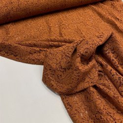 Blonde med paisley mnster i brun - pr. 0,25 meter