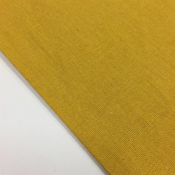 Bomuld / hr kvalitet i karrygul - pr. 0,25 meter