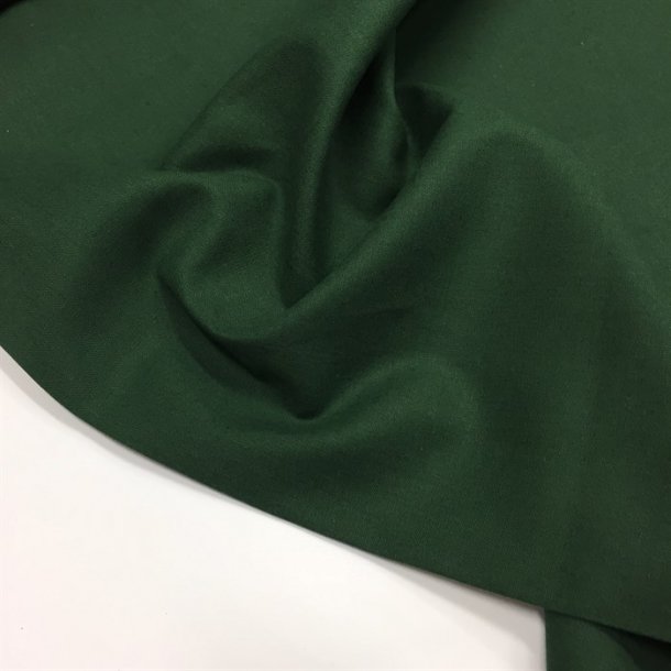 Bomuld / hr kvalitet i mrk grn - pr. 0,25 meter