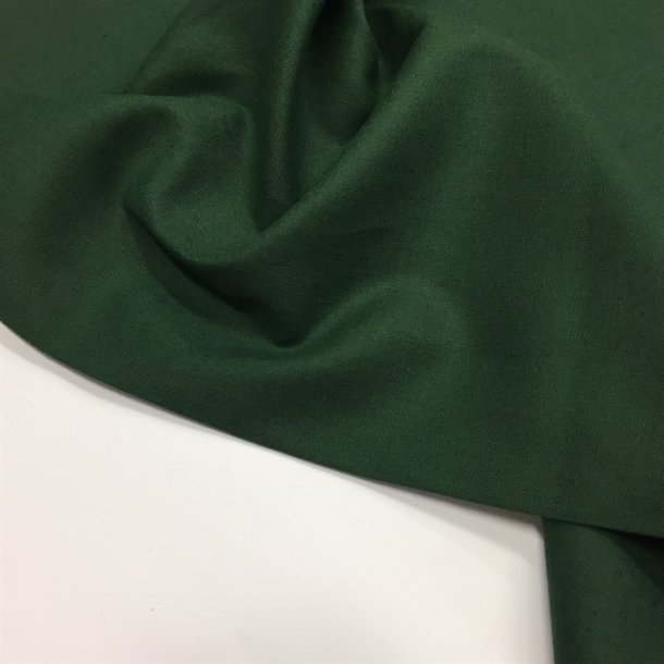 Bomuld / hr kvalitet i mrk grn - pr. 0,25 meter