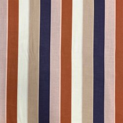 Bomuld med langsgende striber i 5 smukke farver - pr. 0,25 meter