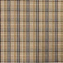 Bomuld / viskose med tern i camel - pr. 0,25 meter 