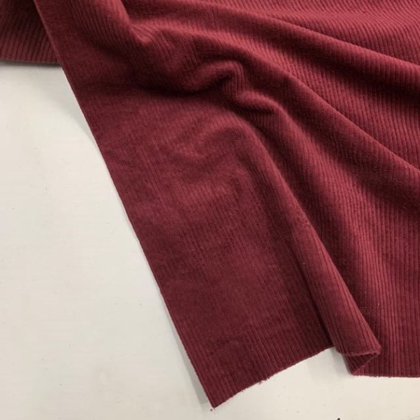 Bredriflet bomuldsfljl i blomme - pr. 0,25 meter