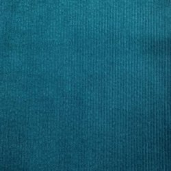 Bredriflet bomuldsfljl i petrol - pr. 0,25 meter