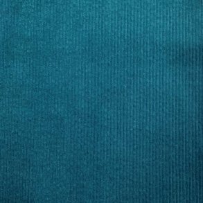 Bredriflet bomuldsfljl i petrol - pr. 0,25 meter