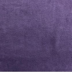 Bredriflet bomuldsfljl i lilla - pr. 0,25 meter