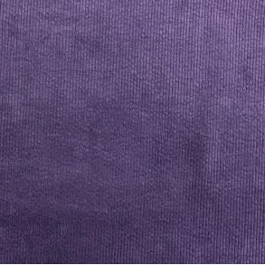 Bredriflet bomuldsfljl i lilla - pr. 0,25 meter