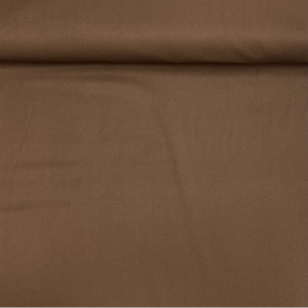 Brun buksestof i viskose / polyester - pr. 0,25 meter
