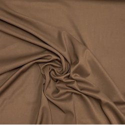 Brun buksestof i viskose / polyester - pr. 0,25 meter