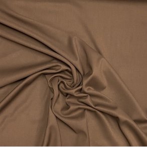 Brun buksestof i viskose / polyester - pr. 0,25 meter