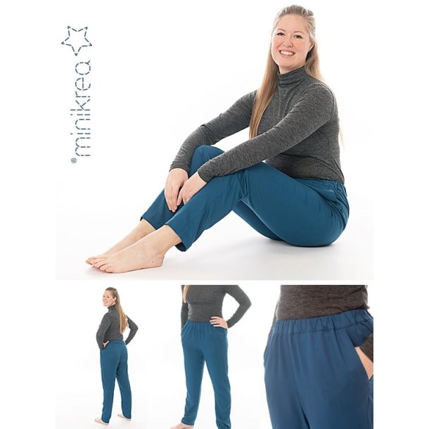 Bukser med skrlommer - MiniKrea mnster 70360