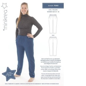 Bukser med skr�lommer - MiniKrea m�nster 70360