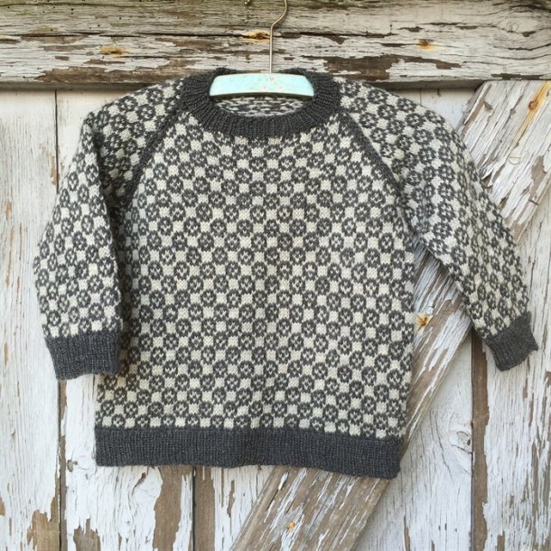 Louis sweater - strikkekit fra CaMaRose