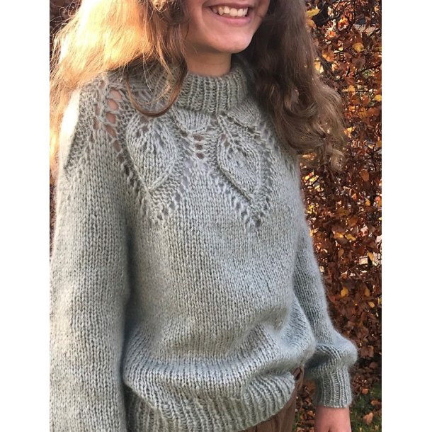 Chunky Dahlia Junior - strikkeopskrift fra le knit / Lene Holme Samse