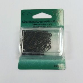 Sikkerhedsnle sorte 50 stk. 