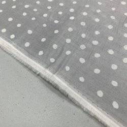 Double gauze - Colorful Pocho Bijoux (lys gr�), nani iro by Kokka - pr. 0,25 meter