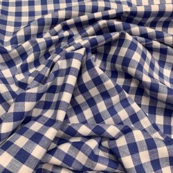 Kkkentern i mrkebl og hvid - pr. 0,25 meter