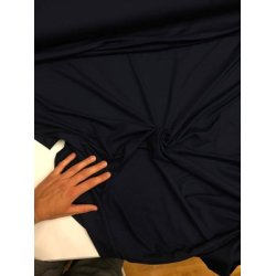 Den lkre viskosejersey i marinebl - pr. 0,25 meter