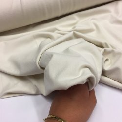 Den lkre viskose jersey i rhvid - pr. 0,25 meter