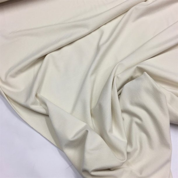 Den lkre viskose jersey i rhvid - pr. 0,25 meter