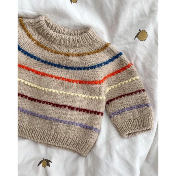 Festival Sweater Baby - strikkeopskrift fra PetiteKnit