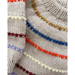Festival Sweater Baby - strikkeopskrift fra PetiteKnit
