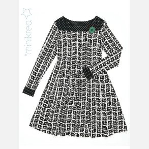 Kjole med l�g - Minikrea m�nster 70046